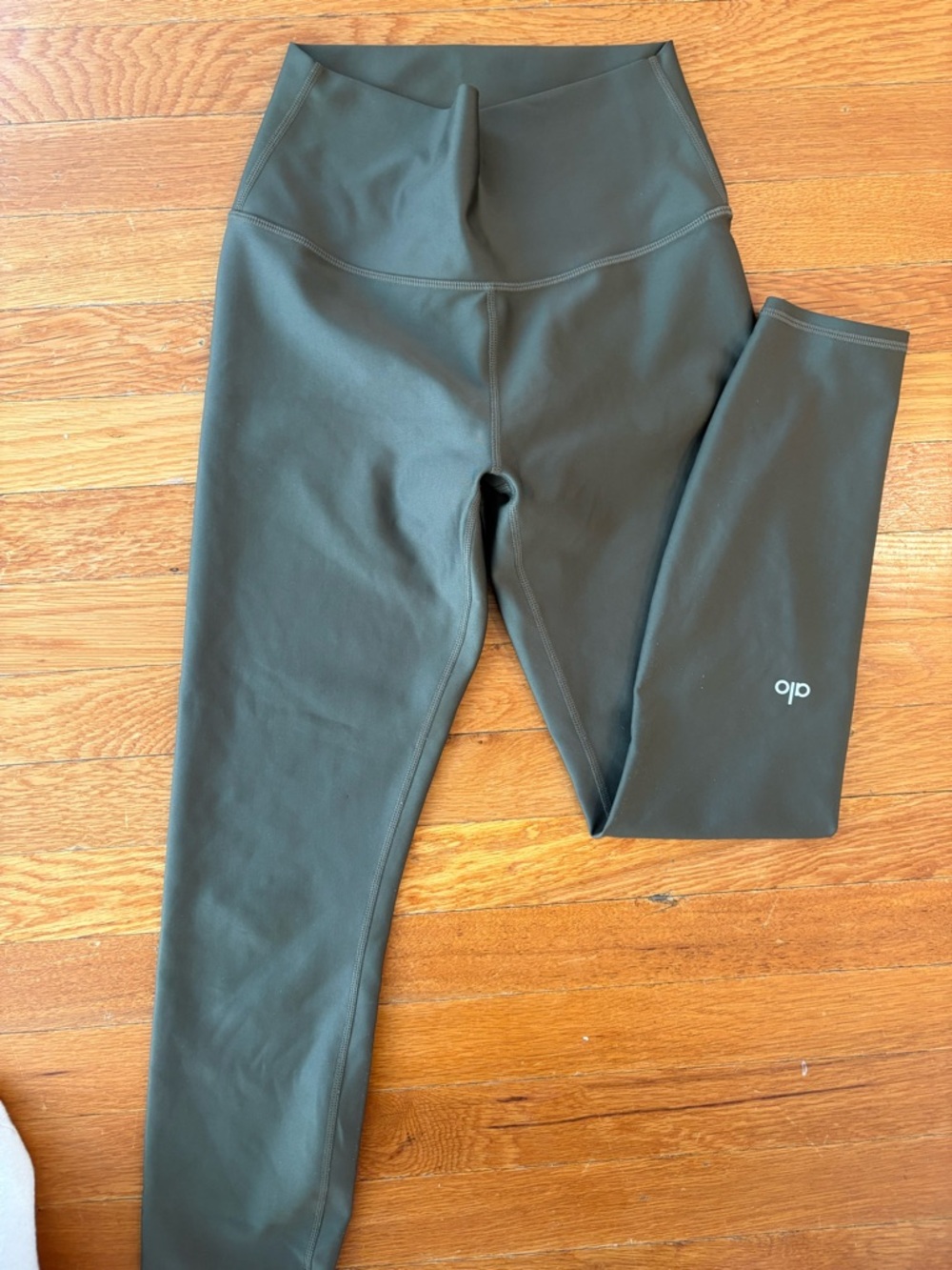 ALO Yoga Olive Green High-Rise Leggings